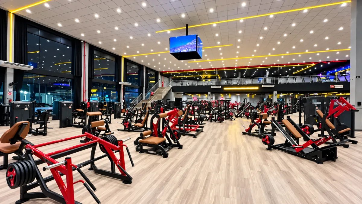 Área interna de musculação - Pratique Itaguaçu 24h